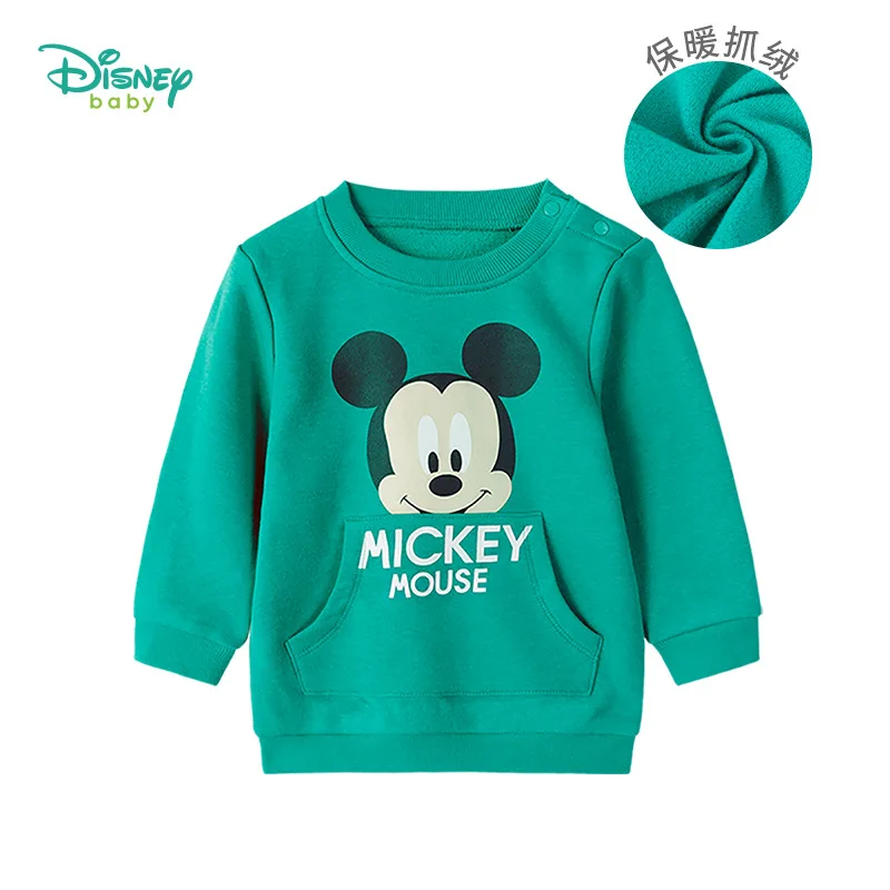 Детская одежда Disney толстовки на осень хлопковая спортивная рубашка для