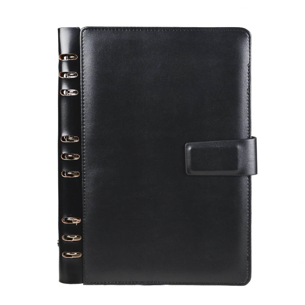 В винтажном стиле из натуральной кожи для ноутбука черного цвета A5 коричневый