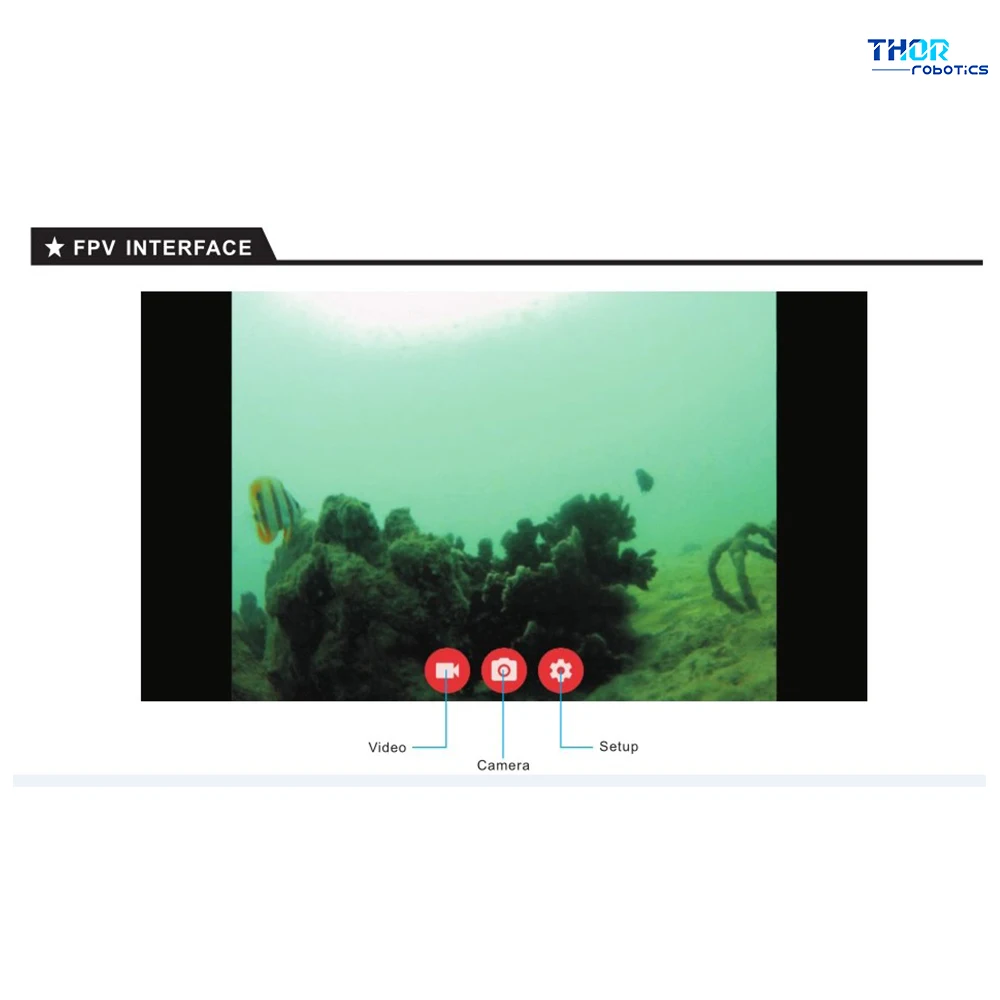 ThorRobotics подводный Дрон камера дроны Trenchrover110 ROV подводный робот фотография