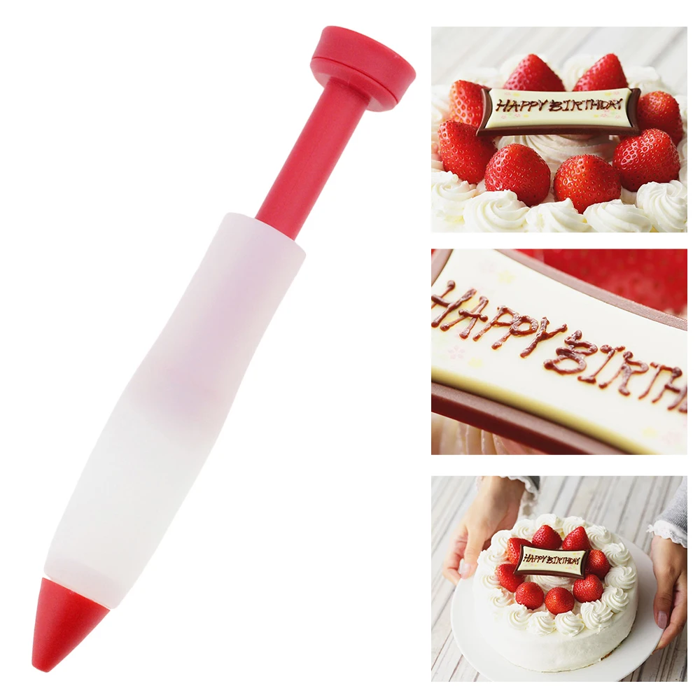 Силиконовые Еда пишущая ручка инструменты для украшения шоколадом торта чашки