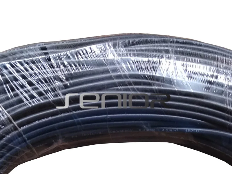 Кабель неоновый 100 м/лот силиконовый высокое напряжение 6/10/15 кв180 ℃ диаметр 4 2/6 3/7 5