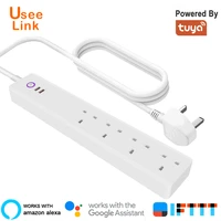 smart power stripuseelink wifi power bar multiple outlet extension cord with 2 usb and 4 individual controlled ac plugs by tuya