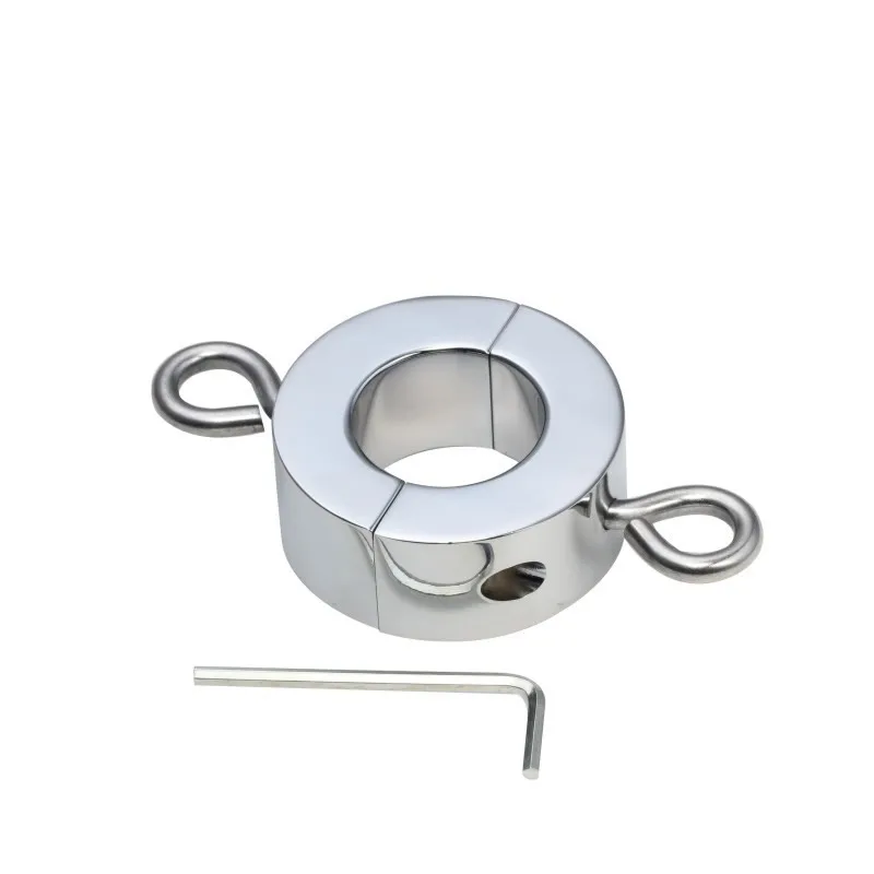 2020 Новый нержавеющий металлический замок Мошонка кулон мяч носилки яйцо вес