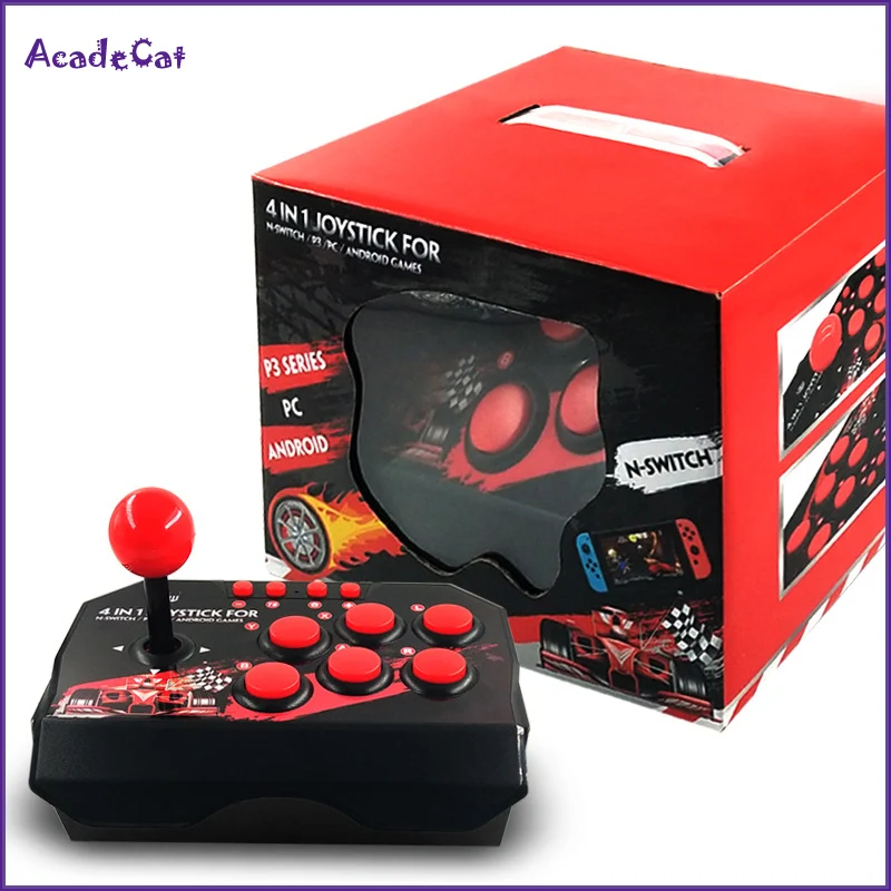 Бесплатная доставка аркадные файтинговые игры джойстик геймпад 4 в 1 игровая