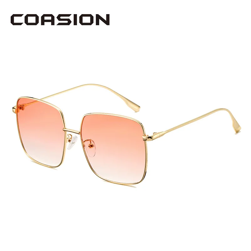 COASION дизайнерские модные квадратные солнцезащитные очки для женщин