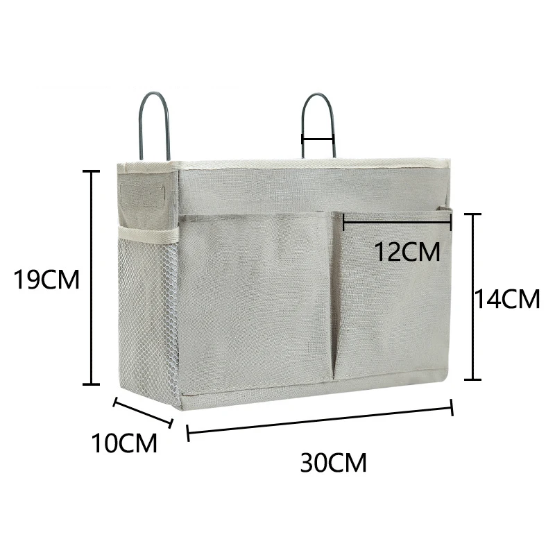 

Hot Bedside Caddy Hanging Storage Organizer Bag Desk Cabinet Storage Organizer D6