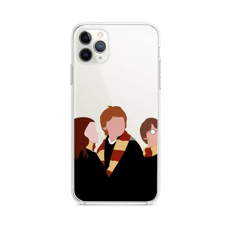 Чехол для телефона с мультяшным фильмом Harries Potters прозрачный iphone 13 12 11 Pro max mini XS 8 7