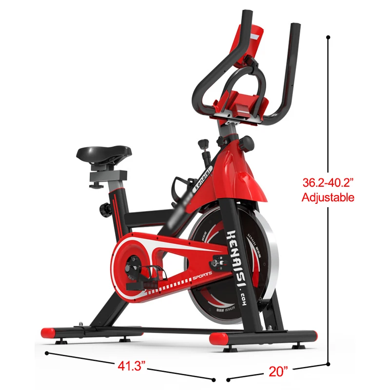 

Exercise Bike with LCD monitor Home Ultra-quiet Indoor Cycling Weight Loss Machine Fitness Gym Cardio Bicycle Fitness Equipment