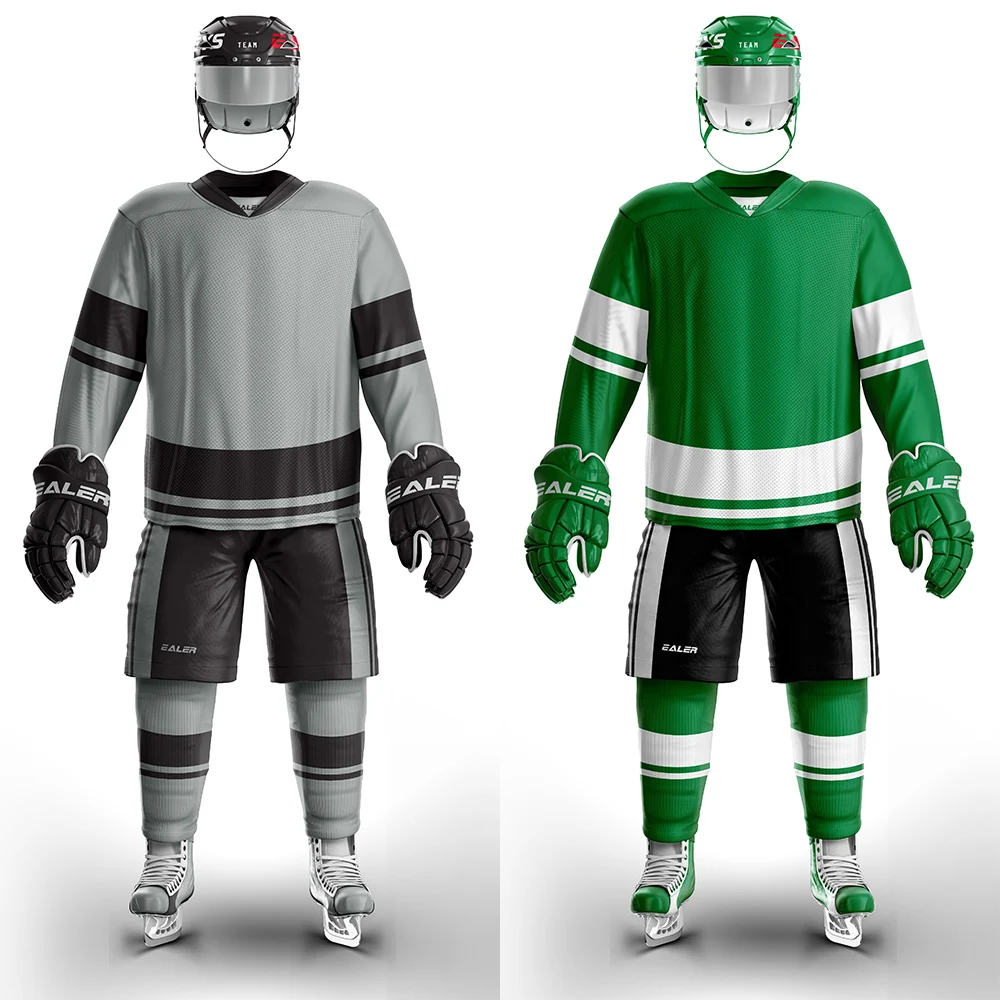 EALER 2 шт. высокое качество дешевые хоккейные Джерси для тренировок и соревнований