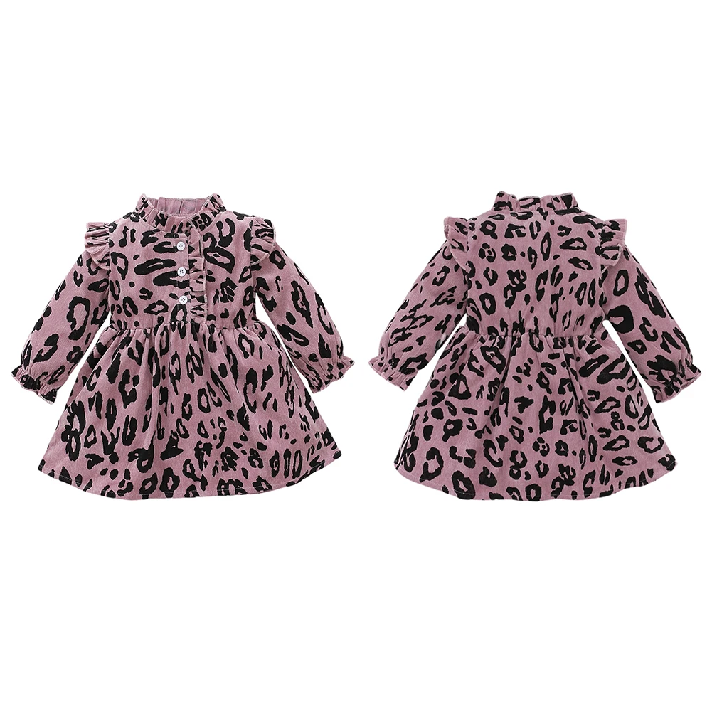 

2021 Summer Lovely Infant Baby Girls Romper Dress Leopard Print Ruffles Bowknot Jumpsuits Girls Sweet Costumes Cute Outfits