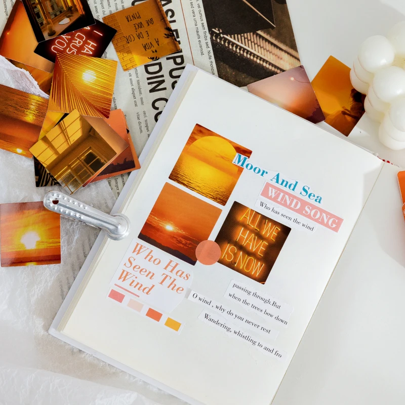 Канцелярские наклейки 46 шт. в виде вечернего солнца | Дом и сад