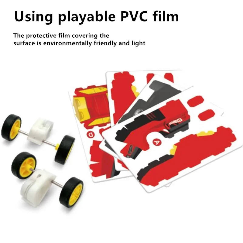 Гоночный автомобиль в сборе пазлы для раннего обучения игрушка детей колесо