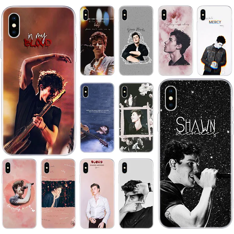 Горячей певец Shawn Mendes Magcon Мягкий силиконовый чехол для телефона Apple iPhone 11 Pro XS MAX X XR