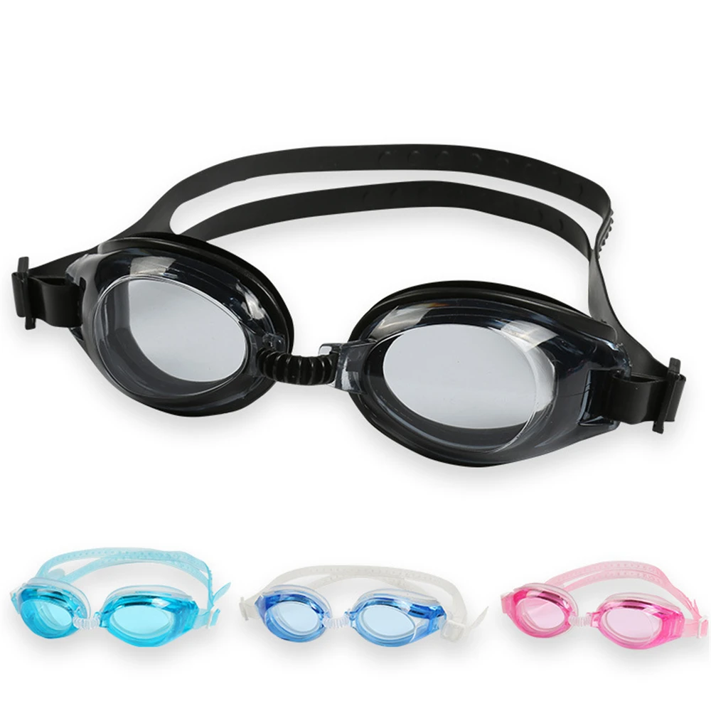 

Очки для плавания для мужчин и женщин, регулируемые, незапотевающие, с защитой от ультрафиолета, Детские Водонепроницаемые силиконовые зер...