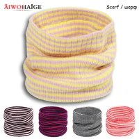 2021 striped knitted bib multi color wholesale purchasing winter scarf scarf mens snood scarf womens head hood winter
