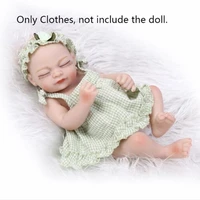 for 10 11 reborn doll clothes outfit newborn baby girl boy bebe clothing toy fashion doll interactive dolls