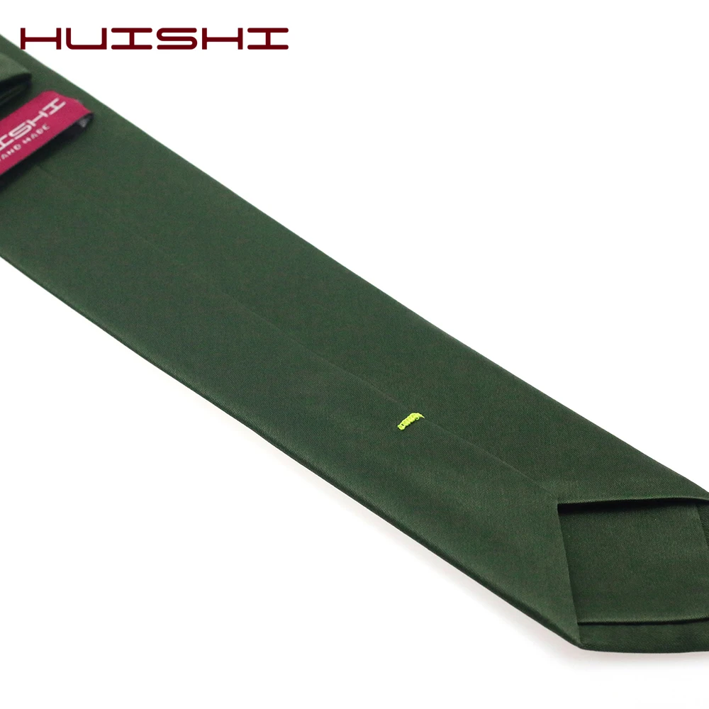 HUISHI 1200 иглы 6 см 8 черновато зеленый мужской галстук 2019 новый модный темно тонкий