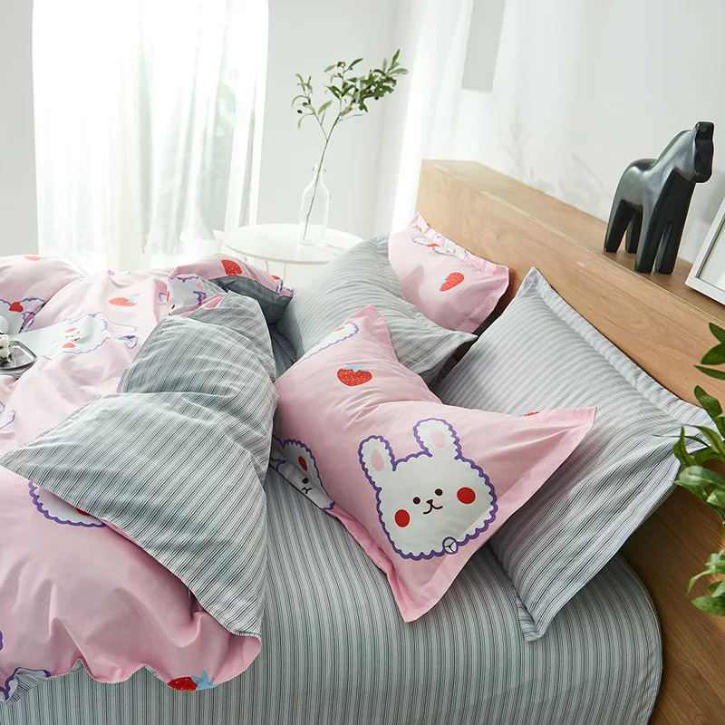 Lowdream детская односпальная кровать с мультяшным кроликом домашний декор для