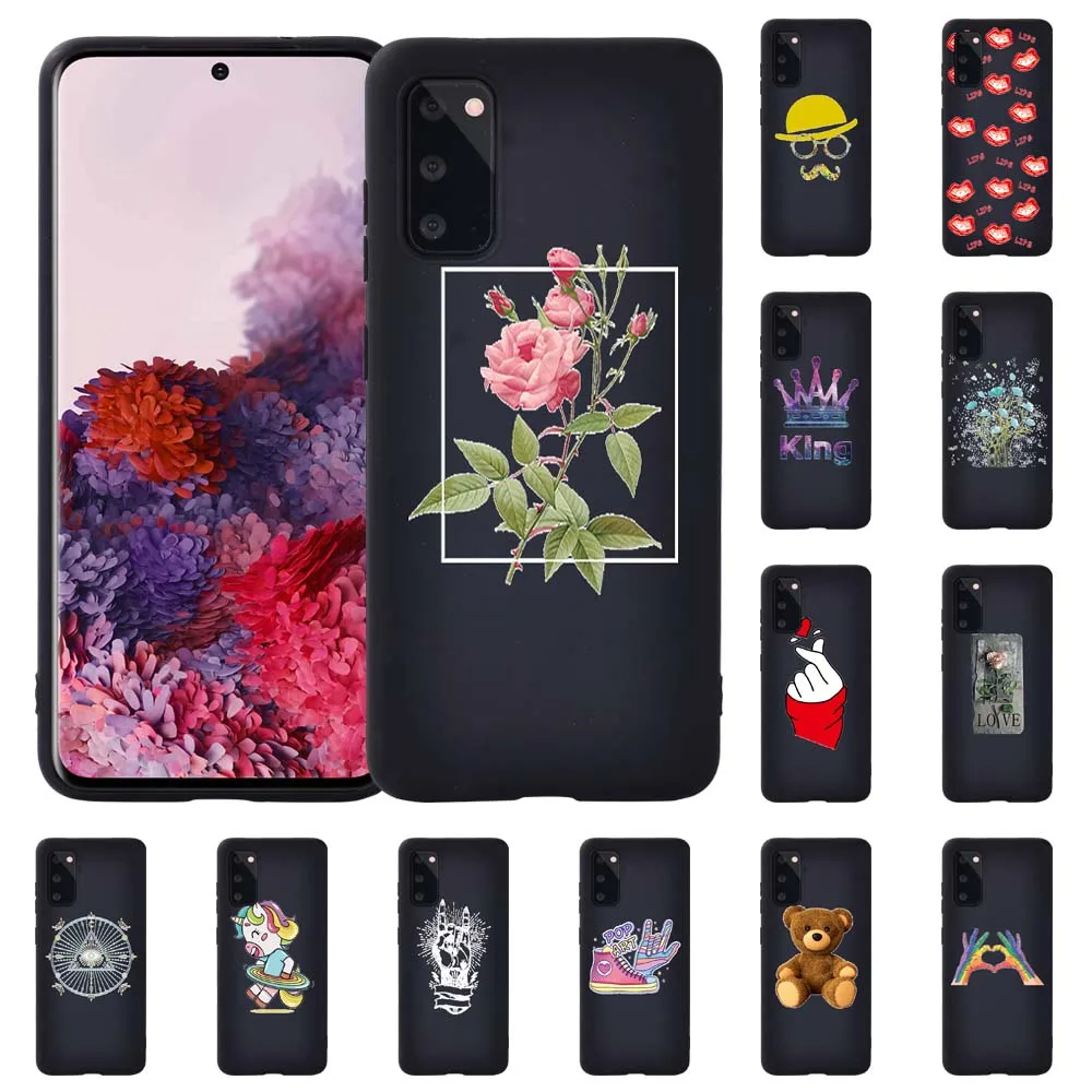 

Phone Case for Samsung S8 S9 S10/S10 Plus Samsung S20/S20 Plus Color Pattern Soft TPU Silicone Back Cover