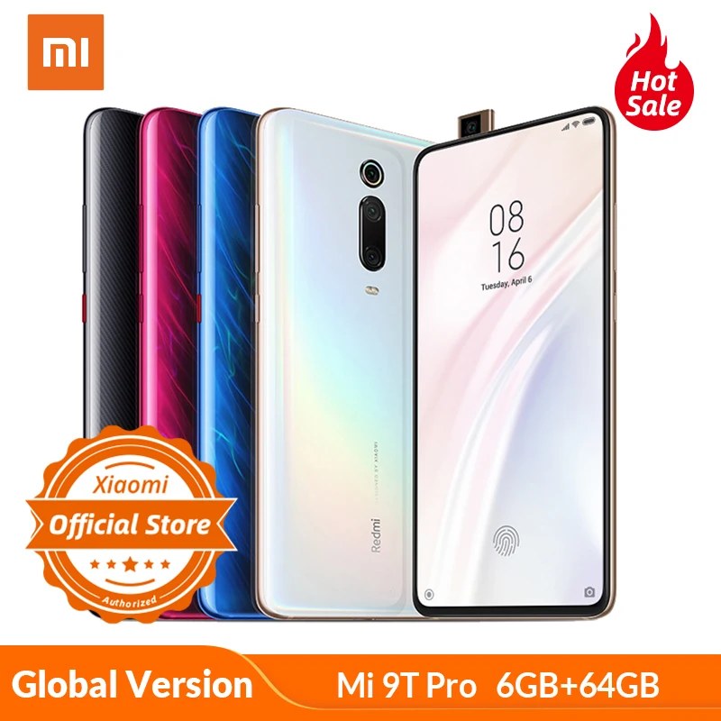 Смартфон Xiaomi Mi 9T pro 6 ГБ 64 глобальная версия Snapdragon 855 камера 48 МП 4000 мАч экран 39