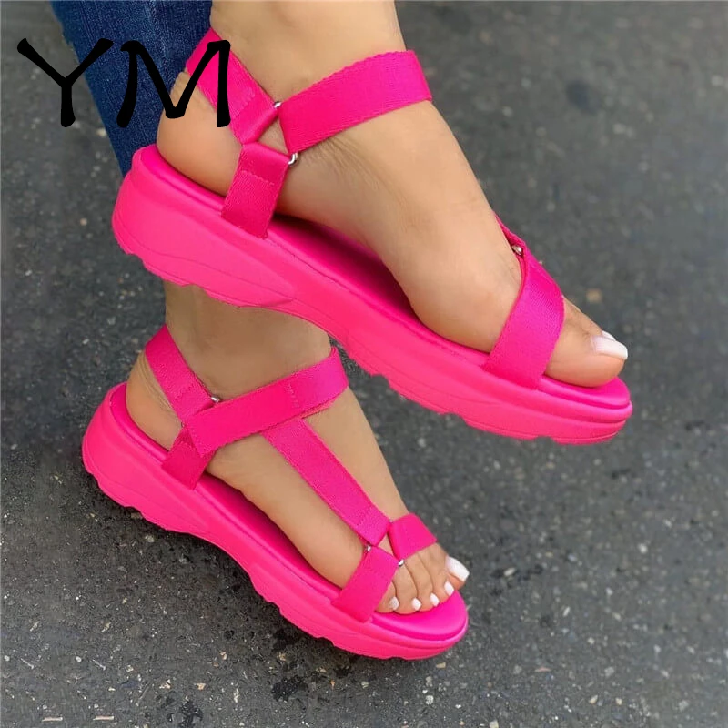 

Big Size 43 Multi Colors Casual Shoes Woman Flat Dropship Comfortable Sandals Female Light Sandalias De Mujer Zapatos Femeninos