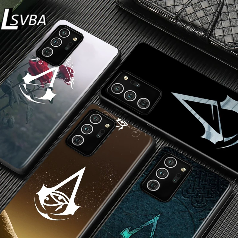 

Assassins Sign Soft TPU for Samsung Galaxy S21 S20 FE Ultra Lite S10 5G S10E S9 S8 S7 S6 Edge Plus Black Phone Case