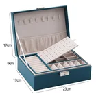 Шкатулка для ювелирных изделий, большая емкость, органайзер для ювелирных изделий, держатель для ожерелья, подарочная упаковка