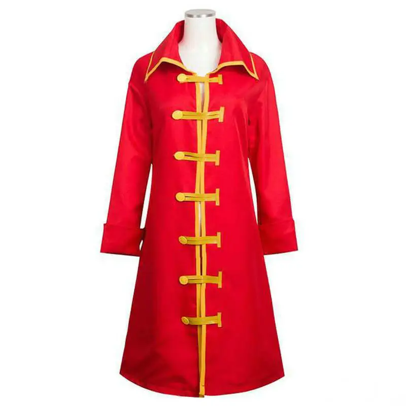 

Модный костюм для косплея Luffy New World из аниме One Piece, красная одежда для вечевечерние НКИ на Хэллоуин