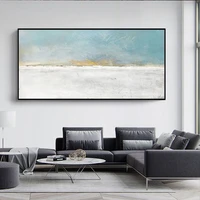 hand painted oil on canvas original mural for the living room home decoration abstract wall art deco sunset