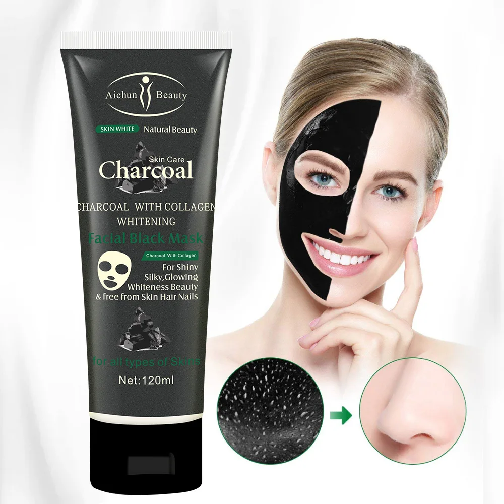 Маска с активированным углем для удаления черных точек|Средства ухода и маски| |