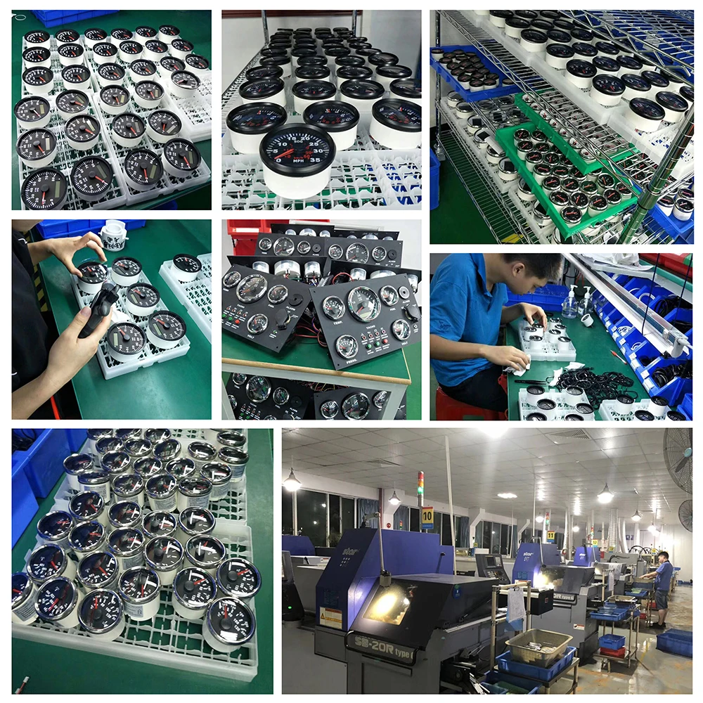 Тахометр автомобильный 52 мм водонепроницаемый 6000 об/мин счетчик часов ЖК дисплей