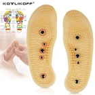 Магнитные массажные стельки, рефлексотерапия, облегчение боли, стельки для обуви, акупресерапия, магнитные силиконовые подушечки для похудения, для веса