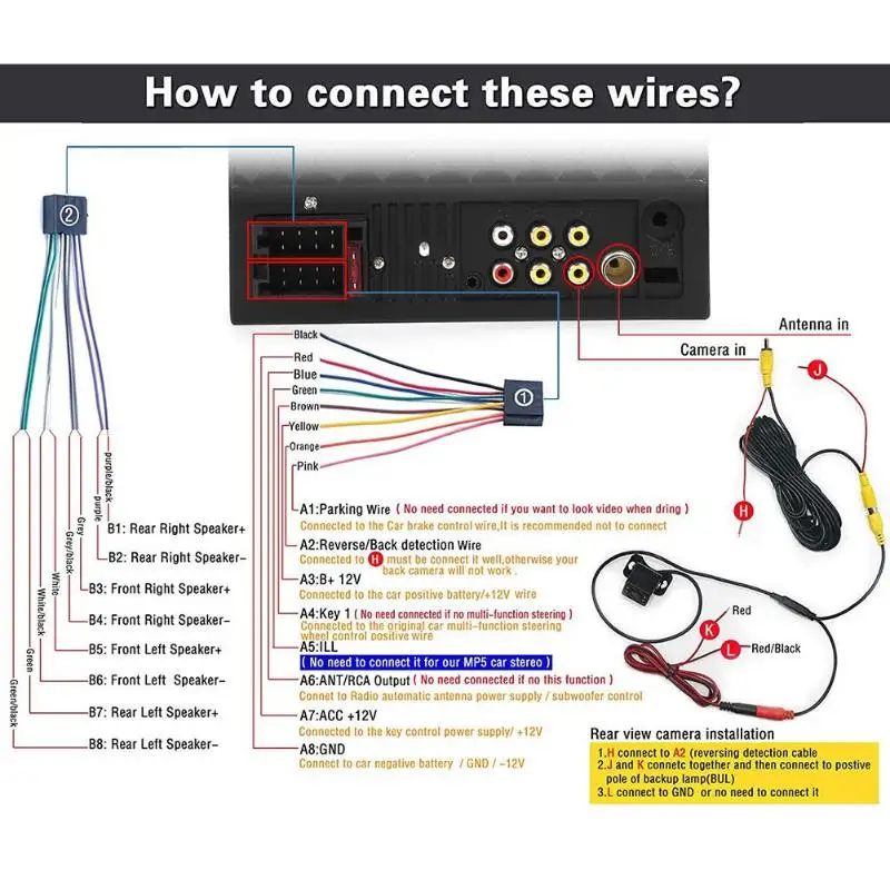 Автомагнитола 2 DIN SWM N6 MP5 плеер с 7 дюймовым сенсорным экраном Bluetooth USB AUX FM камерой