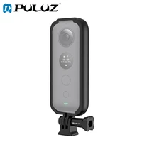 2021 brand new puluz abs protective frame for insta360 one x with screw and adapter mount black