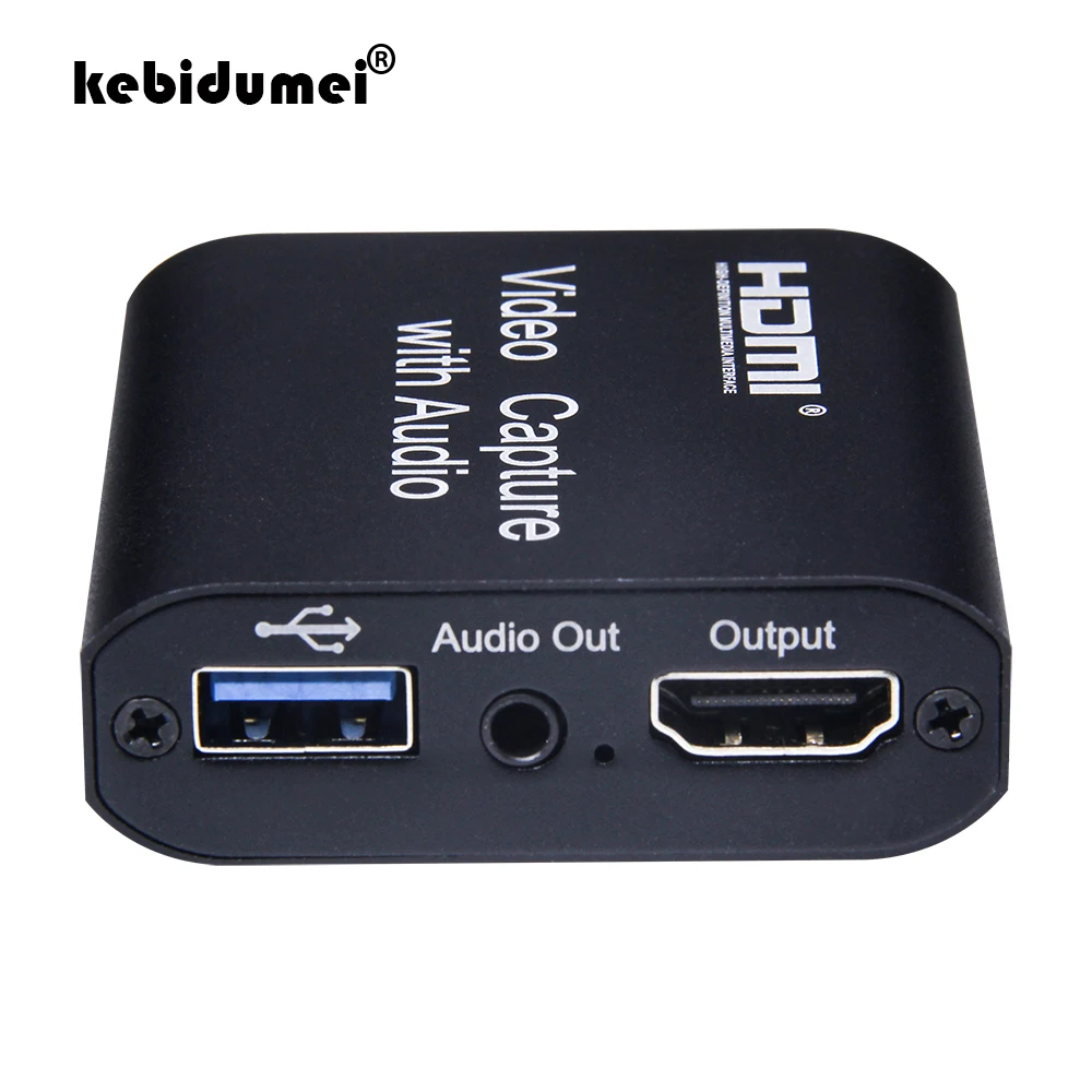 Видеокарта захвата 4K HDMI на USB 2 0 Loop Out коробка для записи видео пк игр прямой