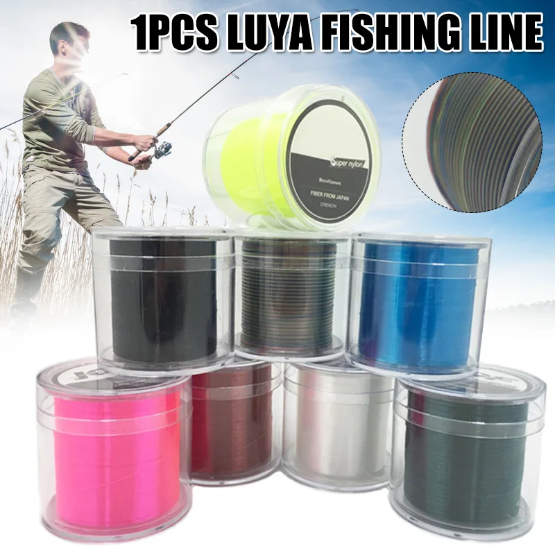 

Hot Selling 500Meters Nylon Fishing Line Sea Rivers Lake Lure Fishing Line High Strength