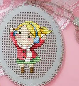 TT Red девушки DIY ремесло Стич вышивки крестом металлическая Закладка серебро Золотой Рукоделие Вышивка ремесла Счетный Cross-Stitching-6TH - Цвет: JS045