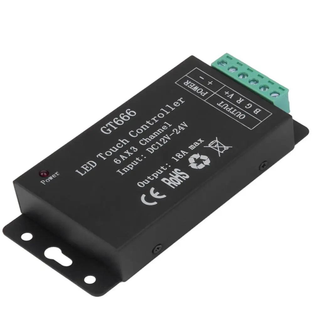 DC12 24V 18A РЧ пульт дистанционного управления беспроводной сенсорной панелью