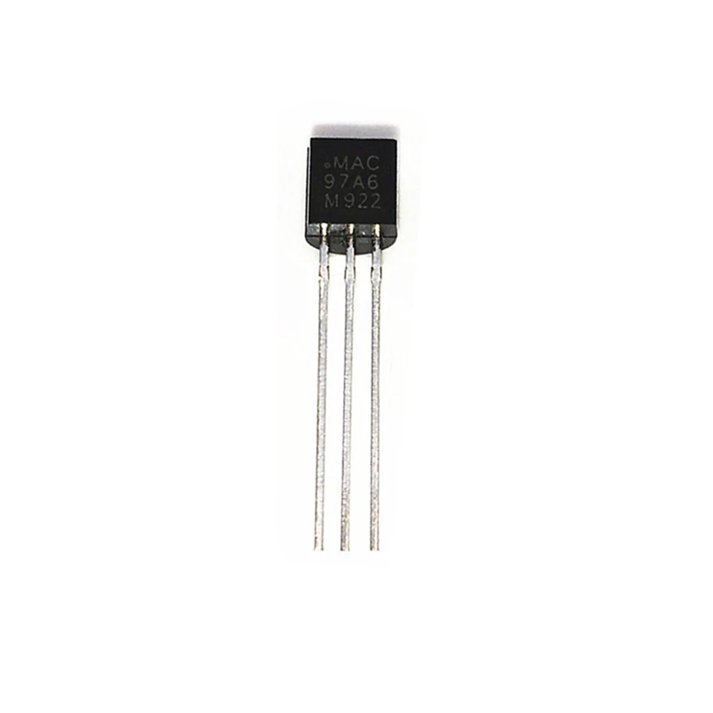 50 шт./лот MAC97A6 97A6 0.6A400V TO92 TO-92 регулятор трубка Триод Транзистор новый оригинальный
