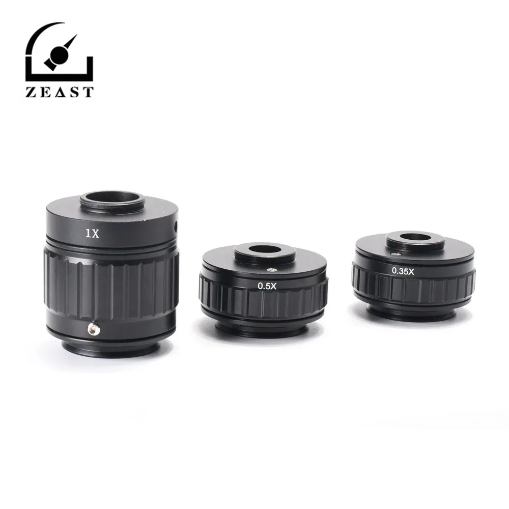 

1X 0.35X 0.5X C-mount адаптер объектива фокусировка Регулируемая Установка камеры для нового типа Тринокулярный Стерео микроскоп