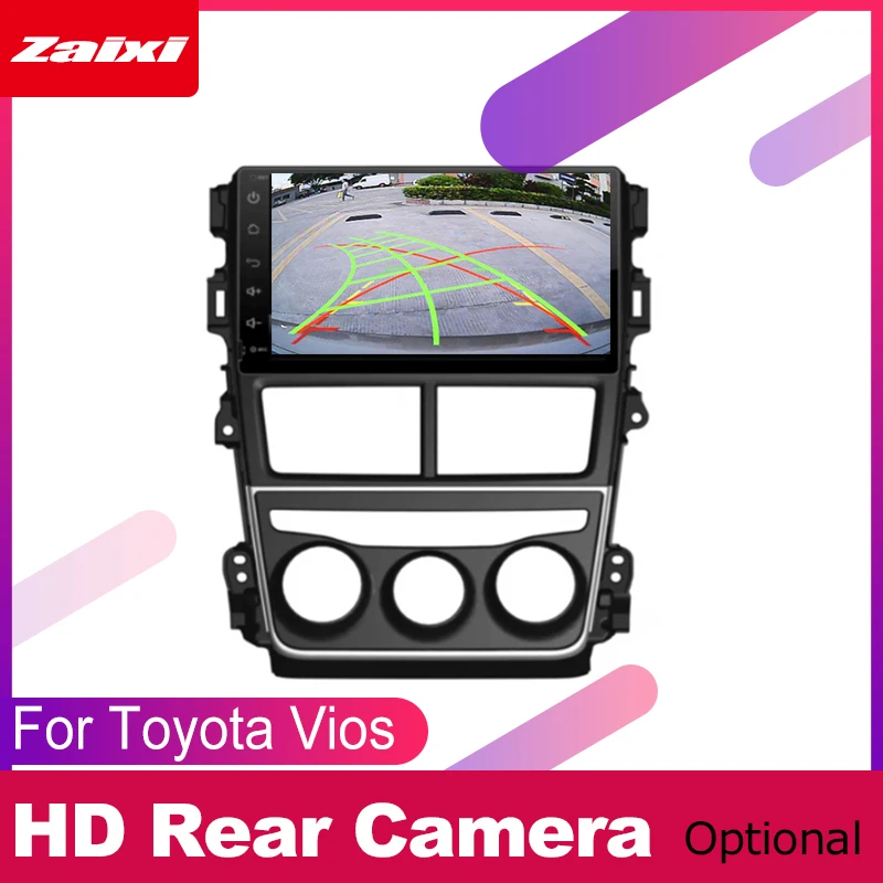 ZaiXi android автомобильный gps мультимедийный плеер для Toyota Vios Yaris 2018 dvd навигация Радио