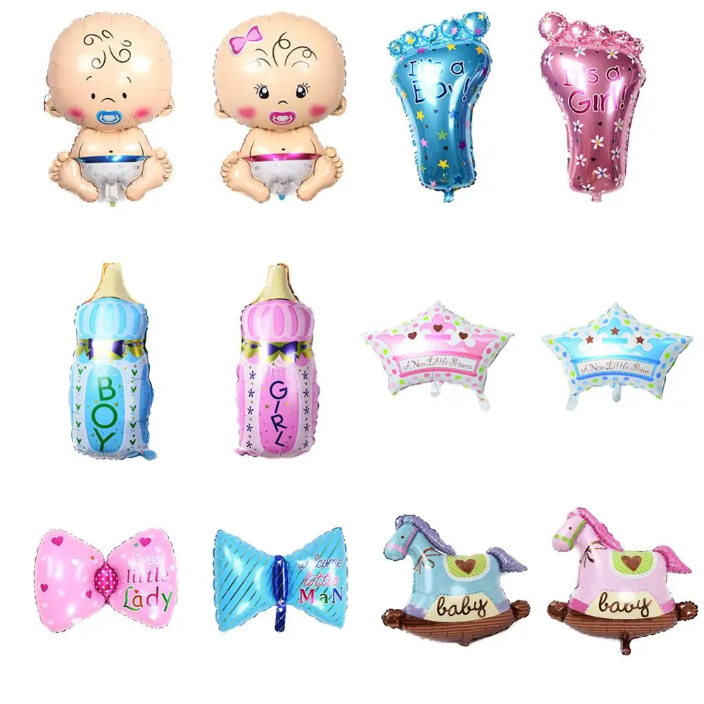 Новый бренд 1 комплект детский душ для мальчиков и девочек фольга воздушный шар