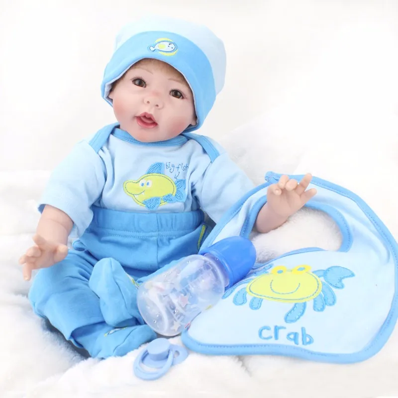 51 см кукла новорожденного ребенка DOLLMAI Горячая продажа игрушка силиконовые reborn