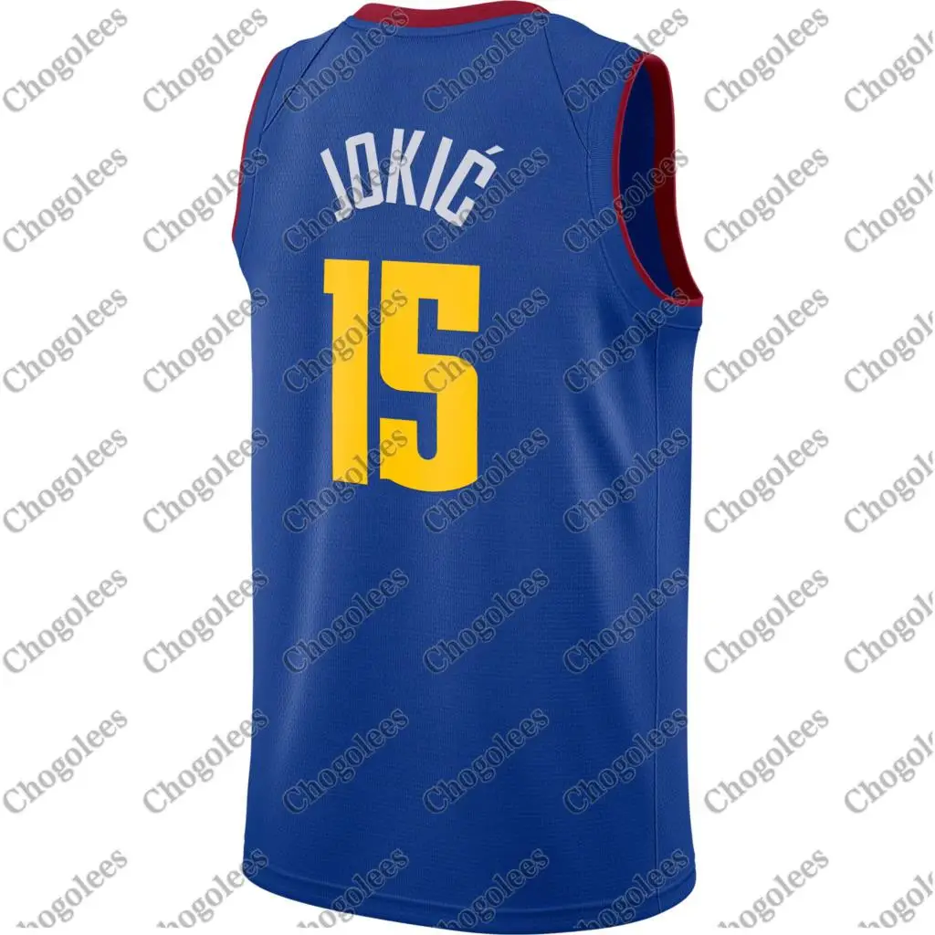 

Men Basketball Jersey Nikola Jokic Denver 202021 Swingman Jersey Statement Edition Blue