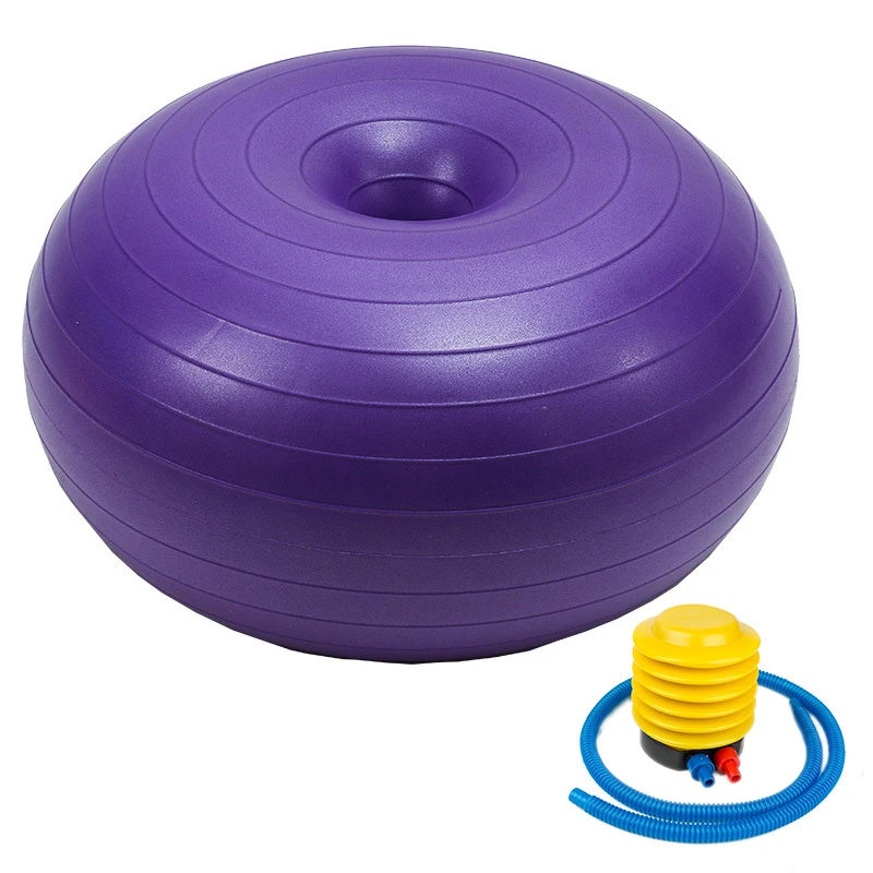 

Donut Yoga Equipment PVC Thickened Anti-Burst Fitness Yoga Apple Ball
