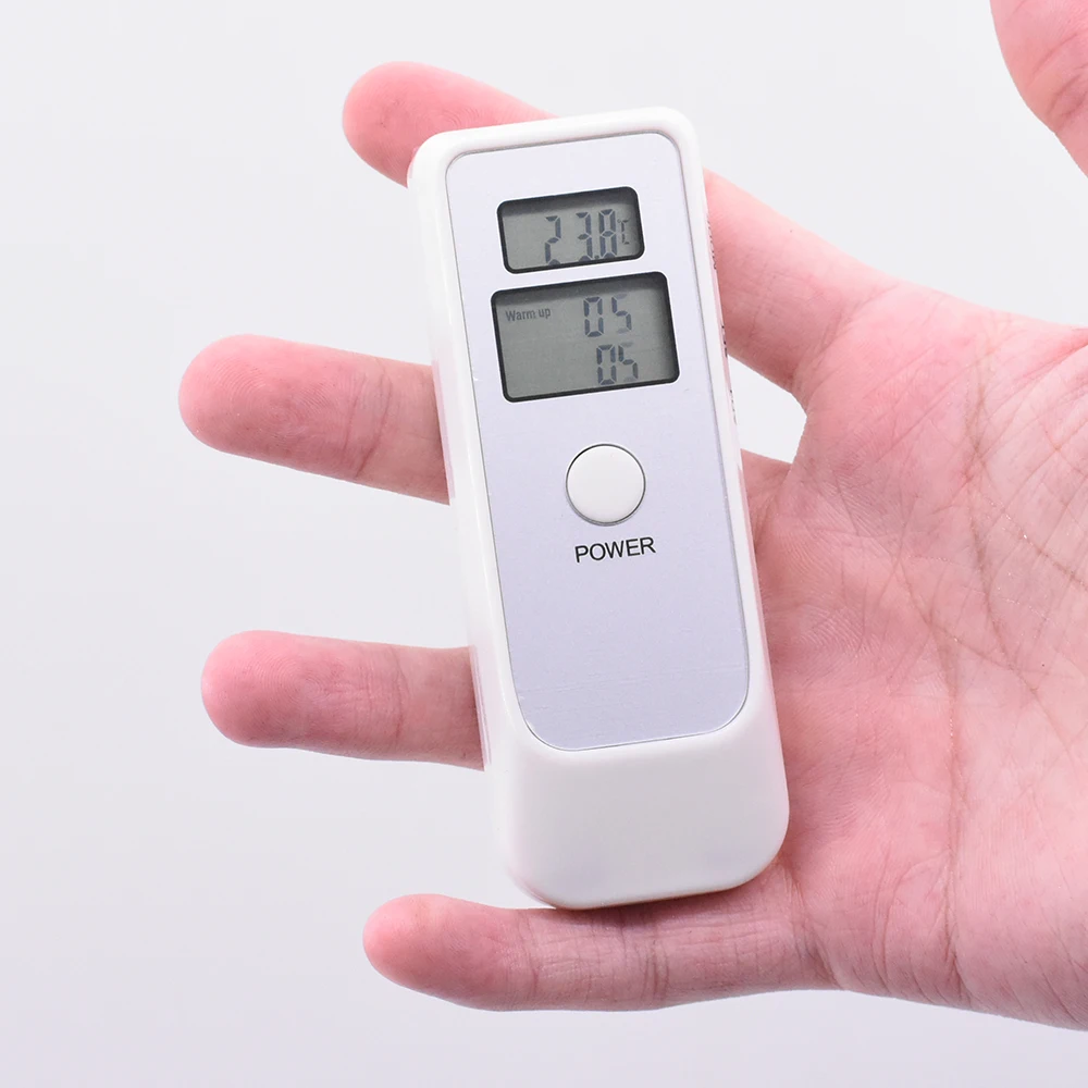 Алкотестер Профессиональный цифровой с двойным жк дисплеем мини портативный