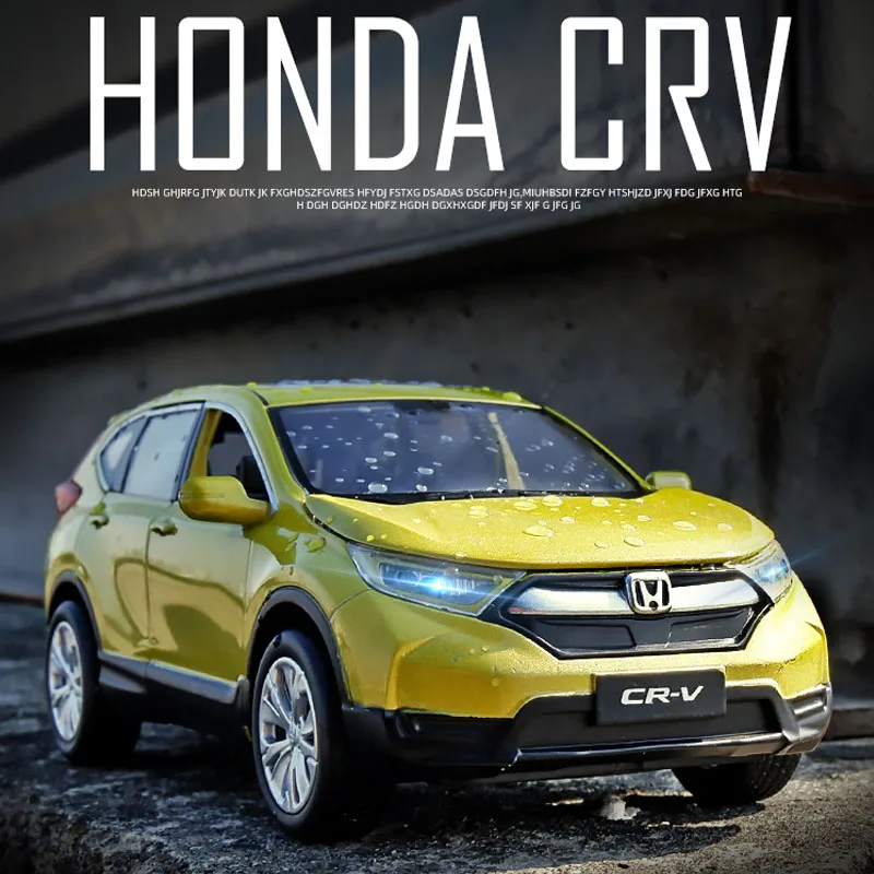 Модель автомобиля Honda CRV 1:32 литой автомобиль из сплава Игрушечная модель детская