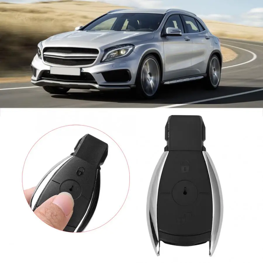 Чехол для автомобильного ключа чехол с 2 кнопками Mercedes Benz W169/C169/W203 дистанционным