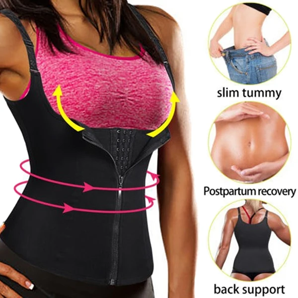Высококачественный Женский формирователь тела пот неопреновый жилет для