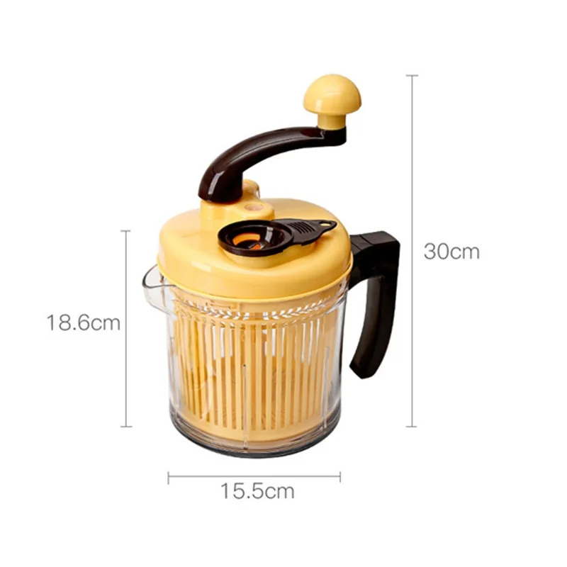 Круглый спиральный овощерезка ручной многофункциональный коленчатый